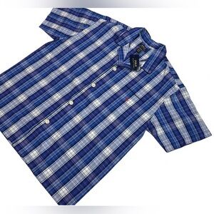 Polo Ralph Lauren Plaid Short sleeve button down Pajama Shirt men’s size XL
